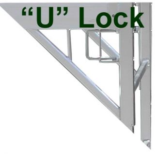 Aluminum Scaffold Rolling Tower w Aluminum Deck U Lock