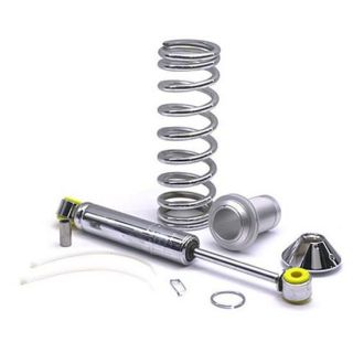 Street Rod Rear Suspension Chrome Plated Coil Over Shock Kit, 140 lb
