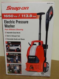 New Snap on Pressure Washer 1650 PSI 113 8 Bar Electric