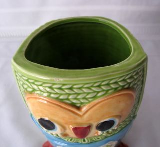 Owl Rubens Original Ceramic Bright Pop Art Retro Planter Vase Catch