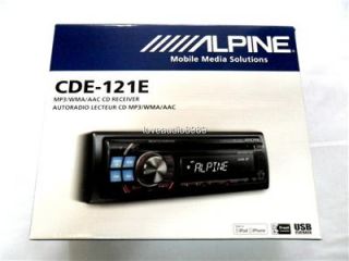 2011 Alpine CDE 121E CD  USB iPod iPhone Car Player