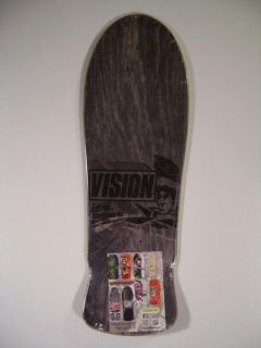 Vision Mark Gonzales Face Limited Edition Skateboard Deck Grey Stain