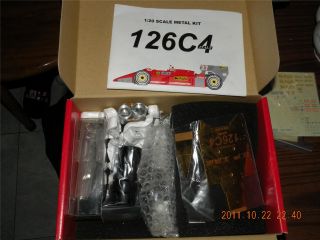 20 Ferrari 126C4 super detail Metal kit for Model Factory hiro model