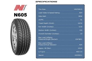 New allseason Tires Nankang N605 195 50 15 1955015 R