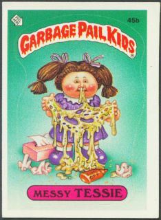Garbage Pail Kids 45B Messy Tessie Topps NRMINT 1985