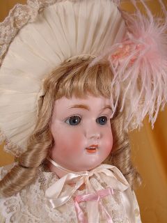 Antique German Bisque Head Doll Kestner 168 23 Inches