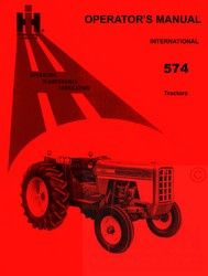 International Farmall 574 Operators Manual D 179 C 200