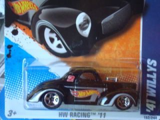 Hot Wheels 2011 HW Racing Series 41 Willys Black New 152