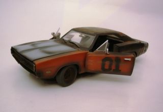 General Lee Project Car Dukes of Hazzard 1969 Charger Weathered Parts