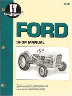 Ford Shop Manual 600 700 800 900 2000 New for Tractor