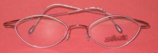 Silhouette 6540 Titanium Eyeglass Frames Light Pink