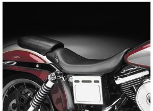 Le Pera Bare Bones Solo Seat   Biker Gel   Leather LKG 007LRS Harley