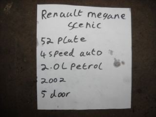 Renault Megane Scenic 2 0 Starter Motor Bosch