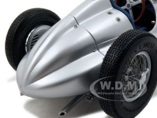 scale diecast model of 1939 Mercedes W 165 Silver die cast car by CMC