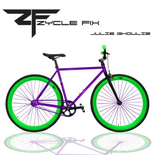 Bike Fixie Bike Track Bicycle 48 52 cm w Deep Rims Julie Gholie
