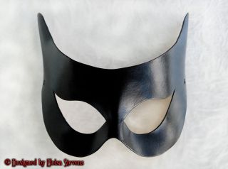 Harley Quinn Leather Mask Masquerade Halloween Costume