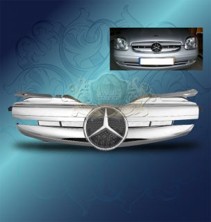 98 04 Mercedes Benz W170 R170 SLK Class AMG Style Matt Silver Chrome