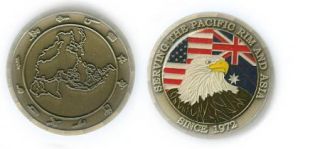 Serving The Pacific Rim and Asia Since 1972 Challenge Coin