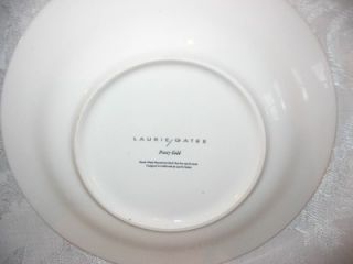 Laurie Gates Ware New Frosty Gold Salad Plates
