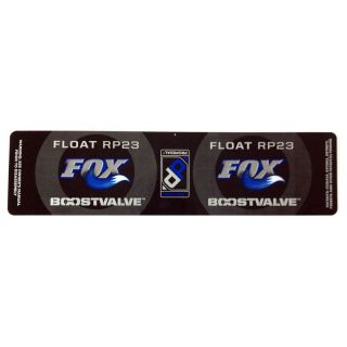 Fox Shox Decal Rear Shock 2010 Float Booste Valve RP23 125mm x 33mm
