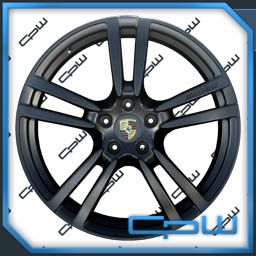 Porsche Cayenne 22 inch Wheels Rims Matte Black New 2013 Q7 Cayenne