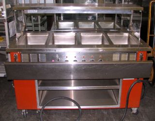 Delfield Hot Food Mobile Serving Counter, Buffet Table Line Catering