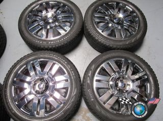 Ford Edge Factory 20 Chrome Clad Wheels Tires OEM Rims 3701 Pirelli