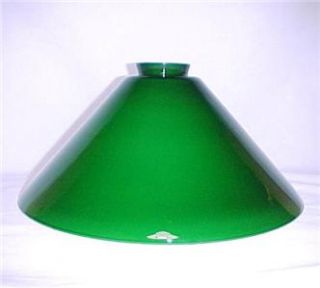 Vianne Green Glass 2 25 x 12 Cone Light Lamp Shade New