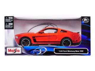 Brand new 124 scale diecast model car of 2011 Ford Mustang Boss 302