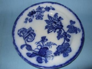 RARE Thomas Dimmock Flow Blue Lily Pat Warming Plate