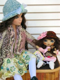 OOAK Companion Doll for 16 18 BJD Dolls Kaye Wiggs Layla Ellowyne
