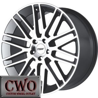 19 Gunmetal TSW Croft Wheels Rims 5x112 5 Lug VW Passat Audi A4 A6