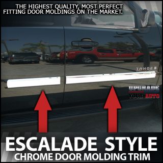 2007 2009 Chevrolet Tahoe Chrome Side Molding  Fits all 07 08 09