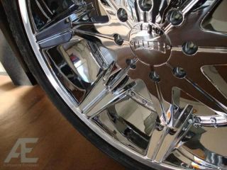 24 Dub Chrome Wheels Tires Avalanche Denali Escalade