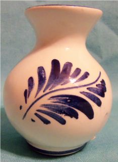 Vintage Delft Windmill 3 inch Hand Painted Vase from Holland