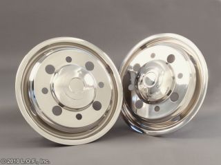 91 2009 Chevrolet 19 5 x 6 75 Stainless Dually Wheel Simulators Liners