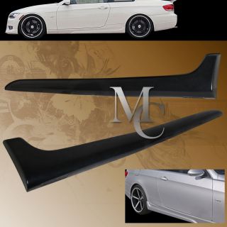 07 09 BMW E92 2dr Coupe 328 333 PU Side Skirt Lip Spoiler Type AC
