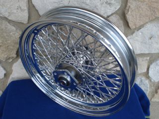 16X3 80 SPOKE TWISTED FRONT WHEEL FOR HARLEY HERITAGE FATBOY 1984 99