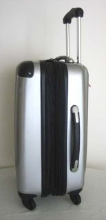 3Piece Luggage Set Hard Rolling 4 Wheels Spinner Silver
