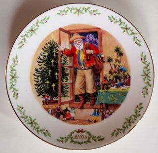 1992 04 Lenox International Victorian Santa Claus Full Set 13 Plates