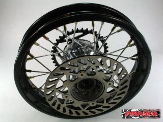 NOTEWheels come with brake disc and 39 tooth 420 rear sprocket