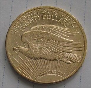 USA 20 Gold Dollars Coin Saint Gaudens 1923 AU