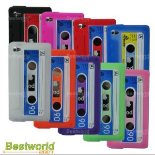 Cassette Tape Silicone Case Cover for iPod Touch 4 4th