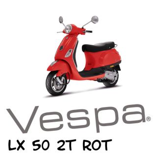 Vespa LX 50 2T Modell 2012 Roller Motorroller Rot NEU