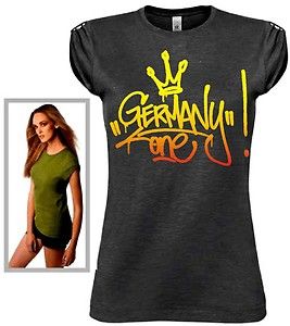 Top Deutschland Fans Germany WM EM 2012 2014 Damen Girls Karte