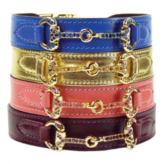 Hartman & Rose Horse & Hound Collection Leather Dog Collar   Dog   Boutique