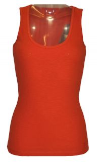 POLO SYLT Basic Tanktop Tank Top Rot orange Damenshirt Shirts S M L XL