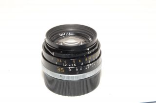 Leica Summilux M 35mm F/1.4 Pre ASPH w/12504 hood