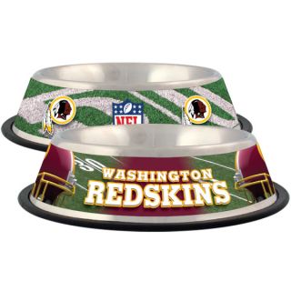 Washington Redskins Stainless Steel Pet Bowl   Team Shop   Dog