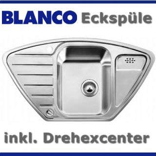 Blanco Edelstahleckspüle BLANCOLANTOS 9 E Einbauspüle Spülbecken